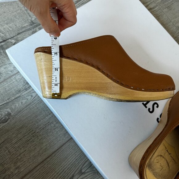 No. 6 Wedge Clog in Palomino (size 39) - Picture 13 of 15